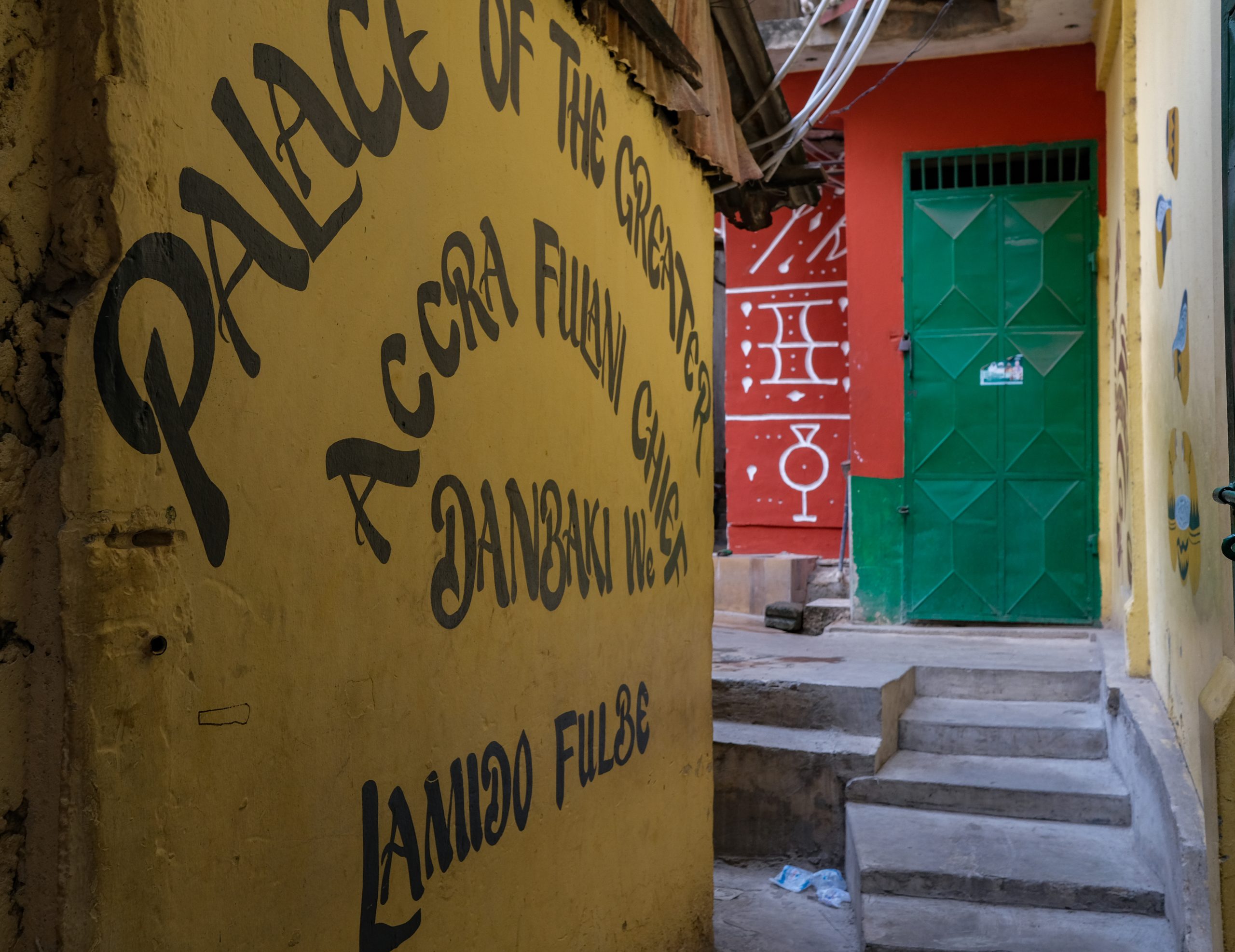 fulani palace entrance