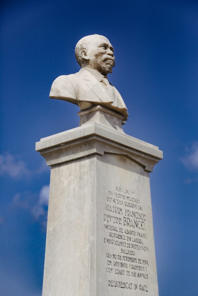 Tombstone of Joaquim Francisco Devode Branco.
